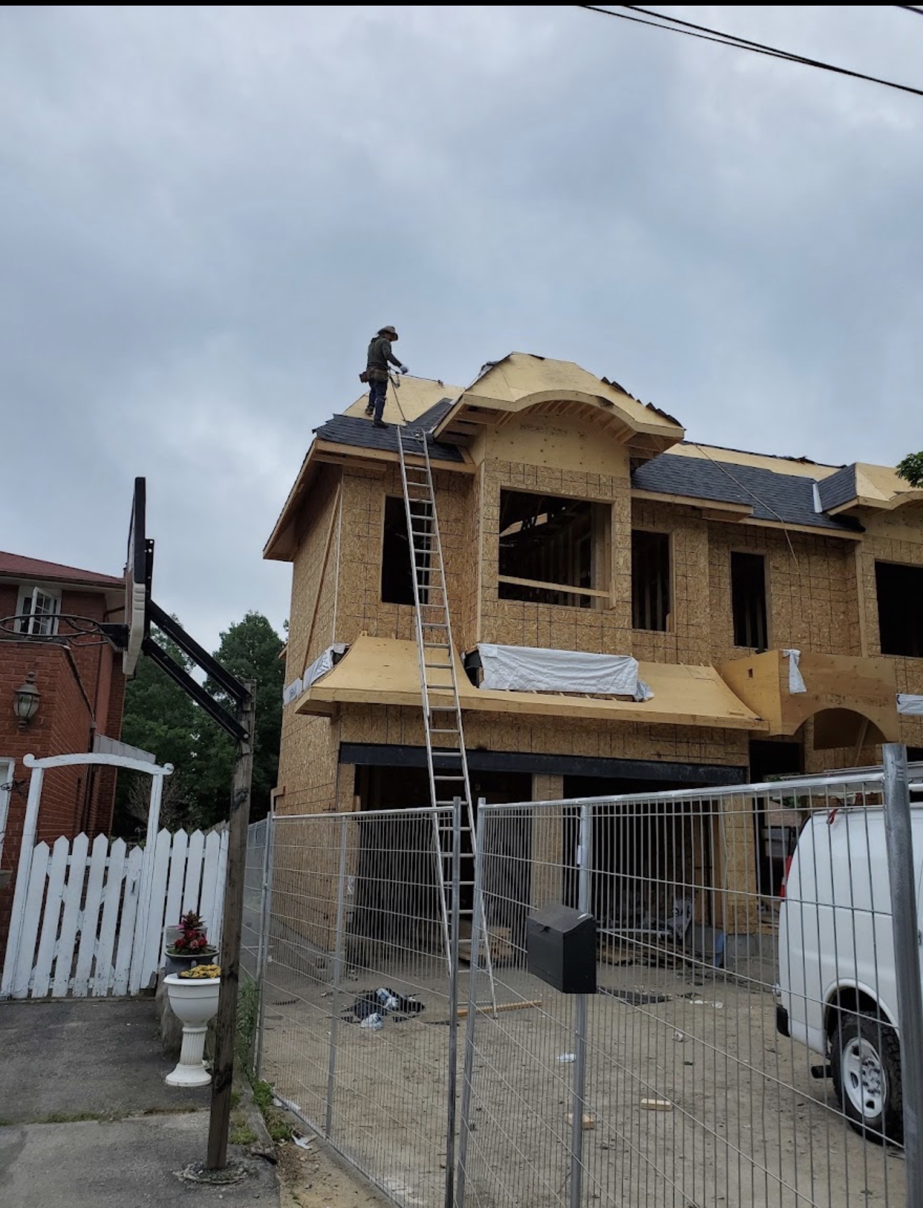 New Build Shingle Install