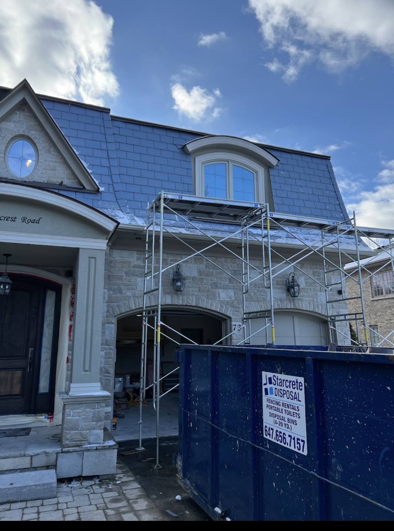 Slate Roof Installation