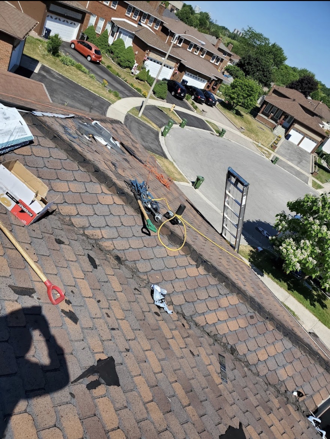 Storm-Damaged Shingle Tear-Off
