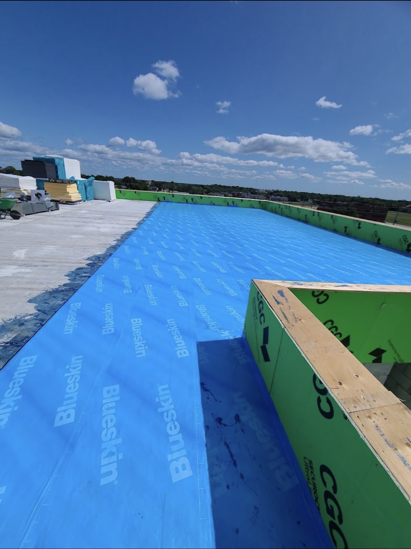 Blueskin Membrane on Concrete Deck