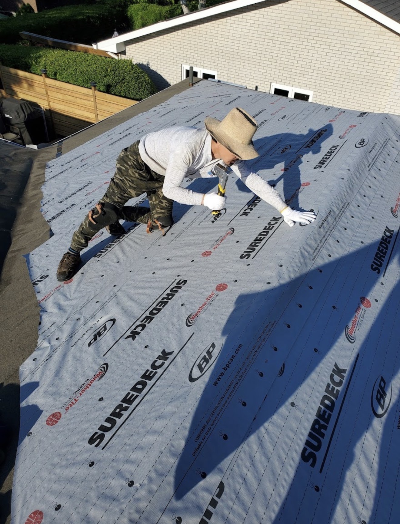 Underlayment Install