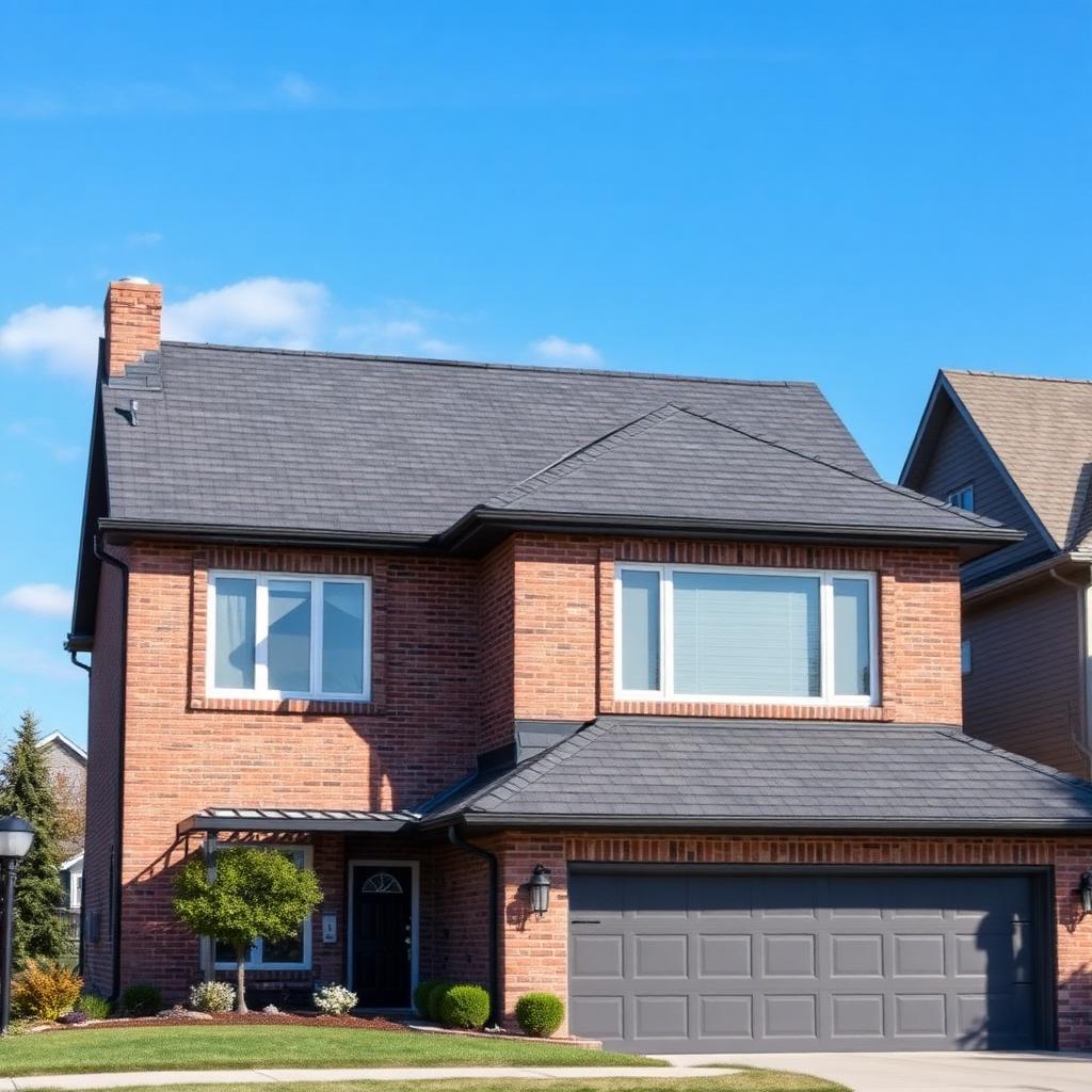 Home with new GTR Roofing roof